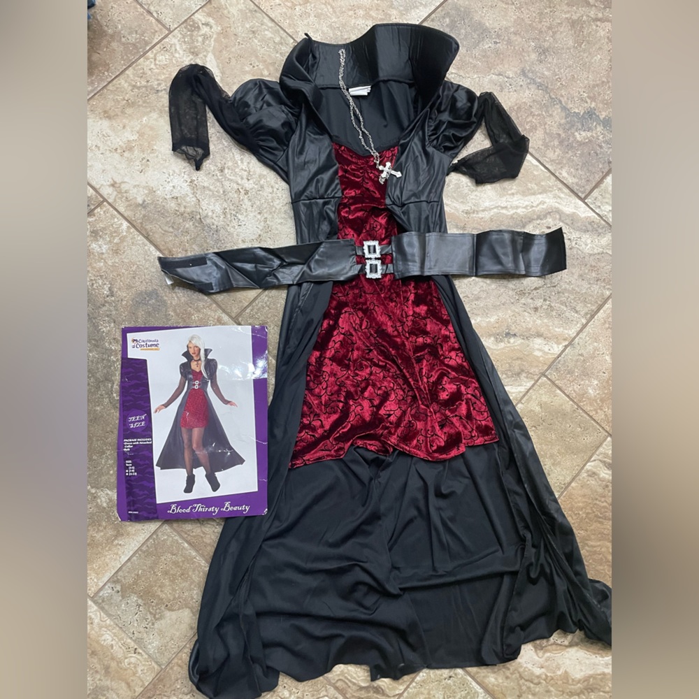 Halloween costume Teen Girls Small “Bloodthirsty Beauty” Costume